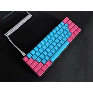 ASCENY Coiled Keyboard Cable for Type-C Keyboards