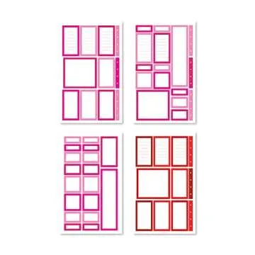 Rongrong Rainbow Planner Stickers Book for Planners, Calendars, Journals and Projects – Premium Qu...