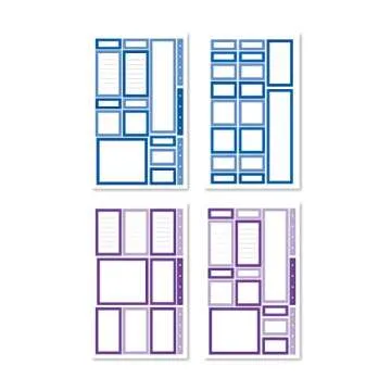 Rongrong Rainbow Planner Stickers Book for Planners, Calendars, Journals and Projects – Premium Quality Hand Drawn Transform Your Planning Into a Colorful Dream - Scrapbook Stickers – 27 Pages