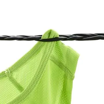 Lewis N. Clark Adjustable Latex Clothesline For Hotel Travel, Camping + Laundry Room, No Safety Pins Needed, Small Enough To Store In Laundry Basket, Backpack, Or Camping Gear