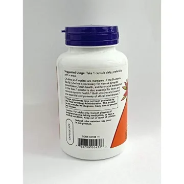 NOW Choline and Inositol 500mg - Double Pack for Memory