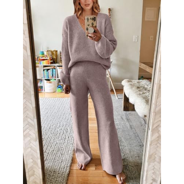 ANRABESS Women’s Sweater Lounge Set for Casual Style