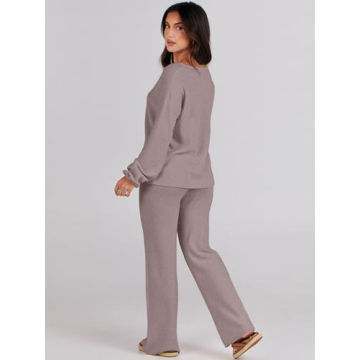 ANRABESS Women’s Sweater Lounge Set for Casual Style