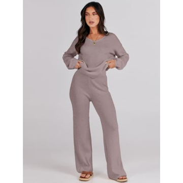 ANRABESS Women’s Sweater Lounge Set for Casual Style