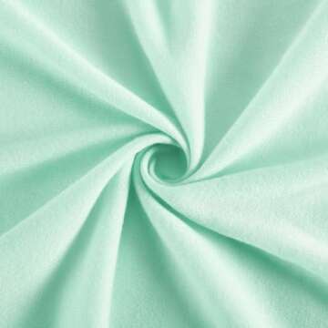 TILLYOU Bassinet Sheets Baby Ultra Soft Fitted for Boys Girls, Fits Oval/Rectangle/Hourglass Mattress，2 Pack Gray and Green