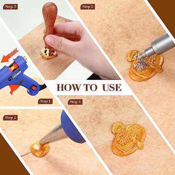 Tondiamo 58 Pcs Sealing Wax Multicolored Wax Seal Sticks Stamp Wax for Glue Gun Sealing Wax Sticks for Stamp Seals 2 Wax Seal Pen Kit for Wax Letter Card Envelope Wedding Invitation Craft Adhesive Wax
