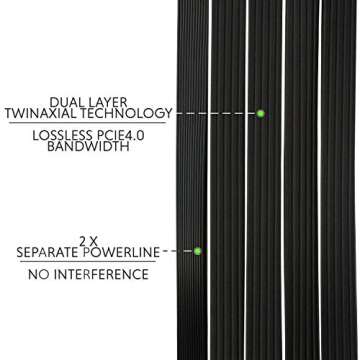 LINKUP PCIe 3.0 50cm Shielded Riser Cable