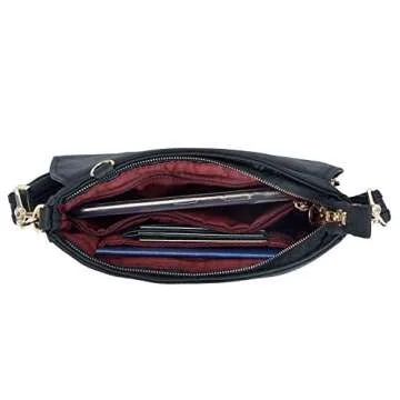 Travelon Anti-Theft Addison Convertible Crossbody Bag