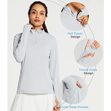 Libin Women's UV Protection Golf Shirt Quick Dry Outdoors