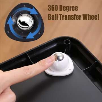 Self Adhesive Ball Caster Wheels for Effortless Mobility