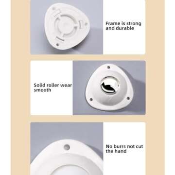 Self Adhesive Ball Caster Wheels for Easy Movement