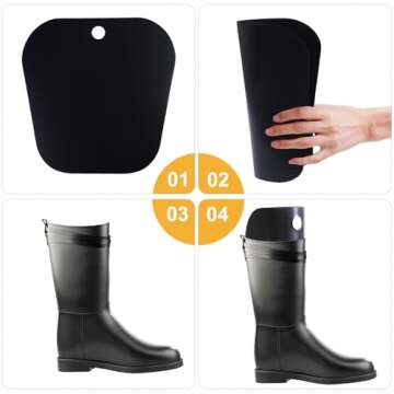 Ruisita 6 Pack Boot Shapers for Crease-Free Boots