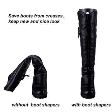 Ruisita 6 Pack Boot Shapers for Crease-Free Boots