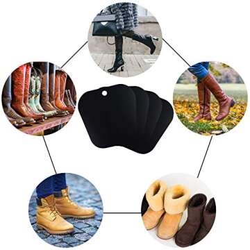 Ruisita 6 Pack Boot Shapers for Crease-Free Boots
