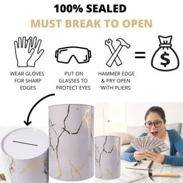 DREAM SAVER Piggy Bank for All Ages and Savings Goals