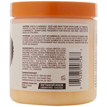 SoftSheen-Carson Dark and Lovely Au Naturale Curly Hair Products, Coil Moisturizing Souffle, Mango O...