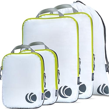 Cipway 5-Set Compression Packing Cubes: Ultralight Travel Organizers