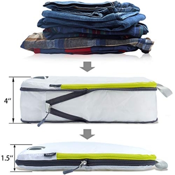 Ultralight Compression Packing Cubes for Organized Travel