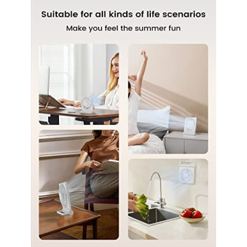 FERRISA Portable Desk Fan - Ultra Quiet, Compact & Powerful