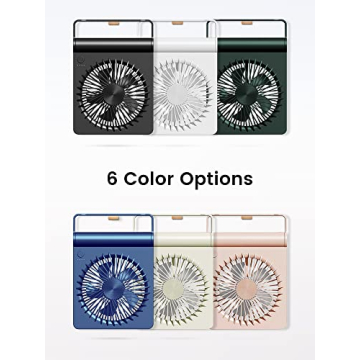 FERRISA Portable Desk Fan - Ultra Quiet, Compact & Powerful