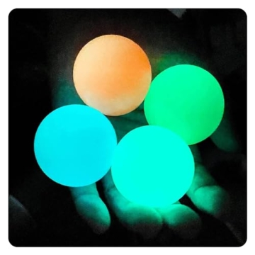 Glow in The Dark Sticky Balls That Stick to The Ceiling - Fun for All Ages!