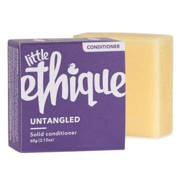 Ethique Untangled Detangling Solid Conditioner Bar for Baby & Kids - Sulfate-Free, Plastic-Free, Vegan, Cruelty-Free, Eco-Friendly, 2.12 oz (Pack of 1)