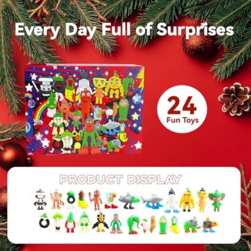 Engaging Advent Calendar 2025 with Fun Silicone Figures