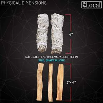 JL Local Smudge Kit Refill for Cleansing and Healing