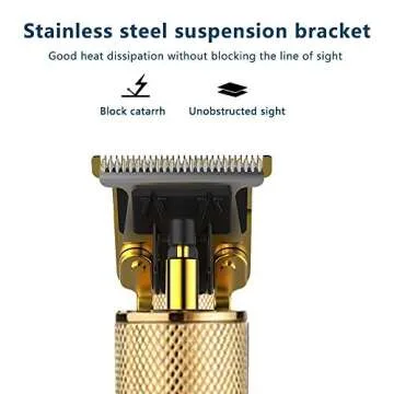 Best Gold Hair Clippers for Men - Cordless Grooming Kit