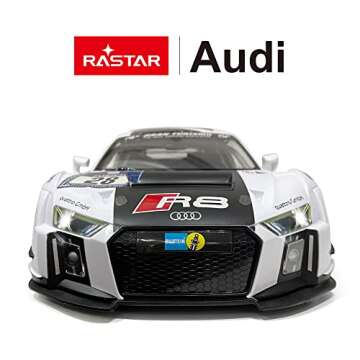 RASTAR Audi RC Car - 1/14 Audi R8 Performance Model Toy Car Sports Racing Remote Control Car for Adu...