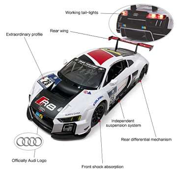 RASTAR Audi RC Car - 1/14 Scale Performance Model