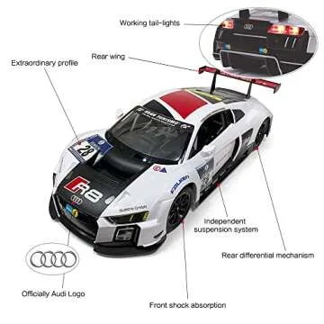 RASTAR Audi RC Car - 1/14 Scale Performance Model