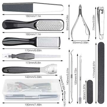 Professional Pedicure Kit for Home Foot Care