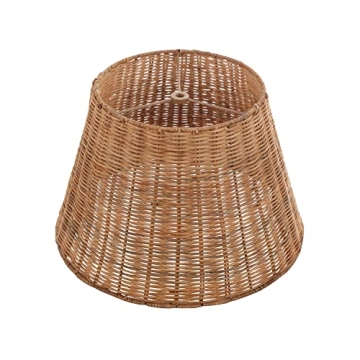 Aspen Creative Rattan Lamp Shade - Handmade Natural Chic Design Perfect for Any Room