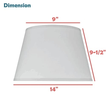 Aspen Creative 9" Rattan Lamp Shade - Stylish Home Decor