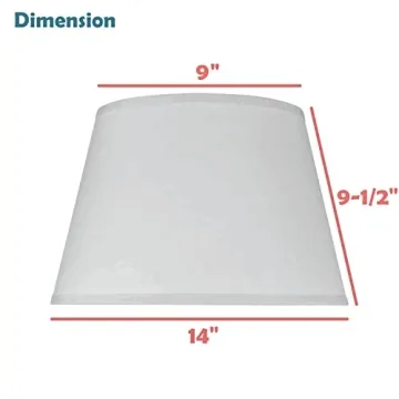 Aspen Creative 9" Rattan Lamp Shade - Stylish Home Decor