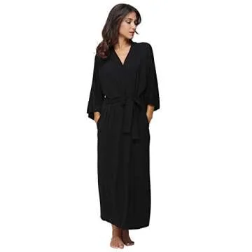 MissNina Long Robes for Women Plus Size Long Robes Plus Size Kimono Robes Full Length Bathrobes Ladi...