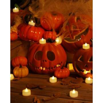 Homemory 12pcs LED Tea Lights with Remote & Timer for Every Occasion