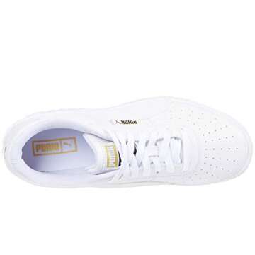 PUMA Women's Cali Wedge Sneaker, White White, 10