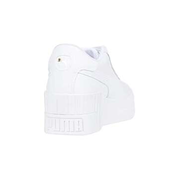 PUMA Women's Cali Wedge Sneaker, White White, 10