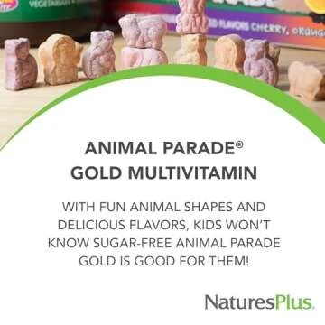 Nature's Plus Animal Parade Gold Children’s Multivitamin Chewables