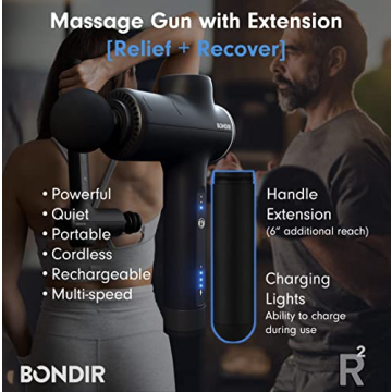 BONDIR R2 Massage Gun - Powerful Deep Tissue Relief
