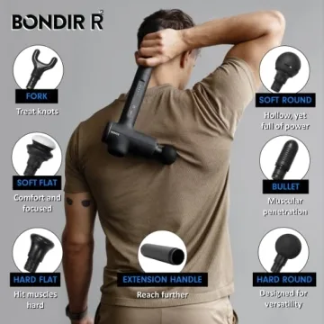 BONDIR R2 Massage Gun - Powerful Deep Tissue Relief