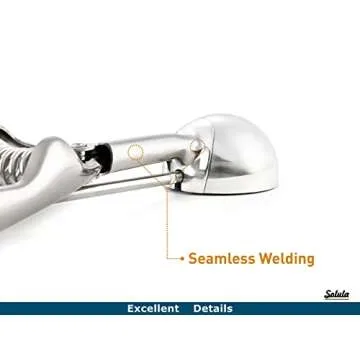 Solula Stainless Steel Medium Cookie Scoop for Perfect Baking