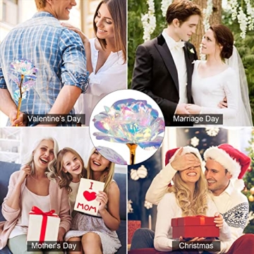 Artificial Rose Flower Bouquet in Vase - Gift for Moms