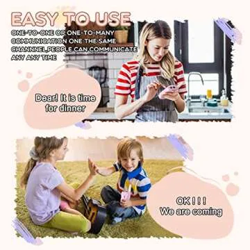 AIKTUPSY Kids Walkie Talkies Rechargeable, Easter Basket Stuffers, Outdoor Toys for 3-10 Year Old Girls Boys, Rechargeable Walky Talky for Kids 2 Way Radio Toys Birthday Gifts for Boys Girls Ages 3-5