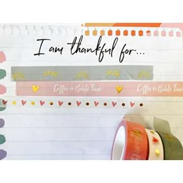Religious Washi Tape Set for Crafting and Scrapbooking