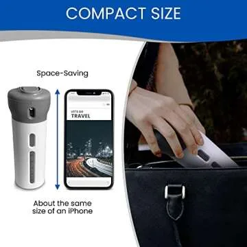 GOHARI 4 in 1 Travel Dispenser - Portable Liquid Container