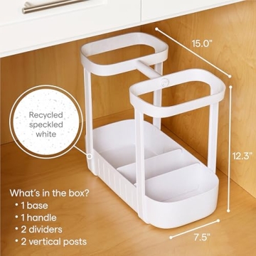YouCopia Under Sink Cleaning Caddy, 2-Tier Organizer
