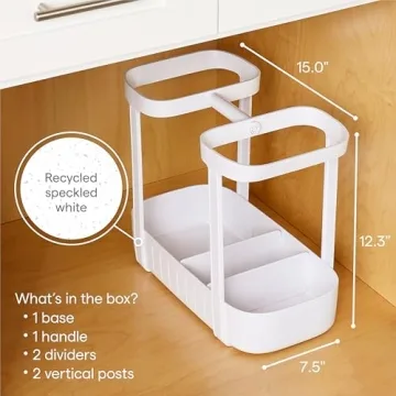 YouCopia Under Sink Cleaning Caddy, 2-Tier Organizer